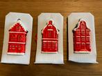 3 kersthangers Hollandse Huisjes, postcode loterij, Diversen, Kerst, Ophalen of Verzenden, Nieuw