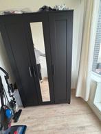 Mooie Kledingkast – Zwartbruin, Ophalen, 100 tot 150 cm, Zo goed als nieuw, 150 tot 200 cm