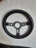 Oldtimer Sport Stuurwiel Leer + Naaf 33,5cm, Auto-onderdelen, Interieur en Bekleding, Ophalen of Verzenden, Gebruikt