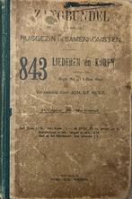 Zangbundel Huisgezin en Samenkomsten, 843 liederen & koren, Muziek en Instrumenten, Bladmuziek, Ophalen of Verzenden, Gebruikt