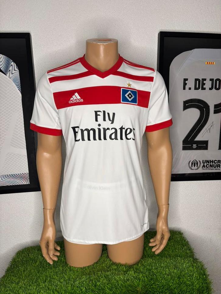 Hamburg SV thuisshirt 2017/2018, Sport en Fitness, Voetbal, Zo goed als nieuw, Shirt, Maat M, Ophalen of Verzenden
