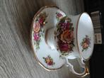 Elizabethan kop en schotel, Verzamelen, Ophalen, Zo goed als nieuw, Porselein, Kop en/of schotel