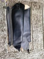 Leren chaps Petrie zwart, smalle kuit, hoogte 39 cm, Dieren en Toebehoren, Paardrijkleding, Gebruikt, Ophalen of Verzenden, Dames