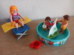 Playmobil mama met peuters bij zwembadje, Ophalen of Verzenden, Zo goed als nieuw, Complete set