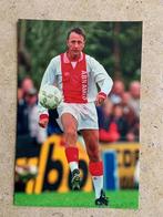 Org kleurenfoto 20x30 cm Johan Cruijff in aktie 1997, Verzenden, Nieuw, Ajax, Poster, Plaatje of Sticker
