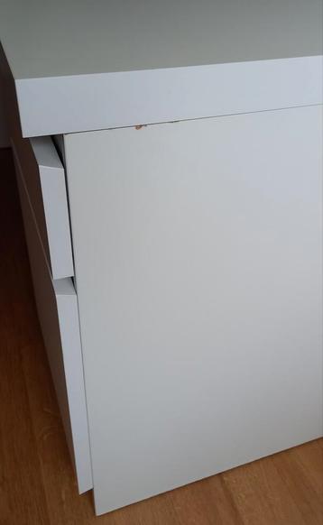 Wit bureau Malm (Ikea) - afbeelding 5