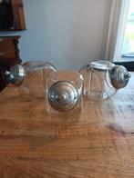 Set Vintage glazen voorraadpotten, Ophalen