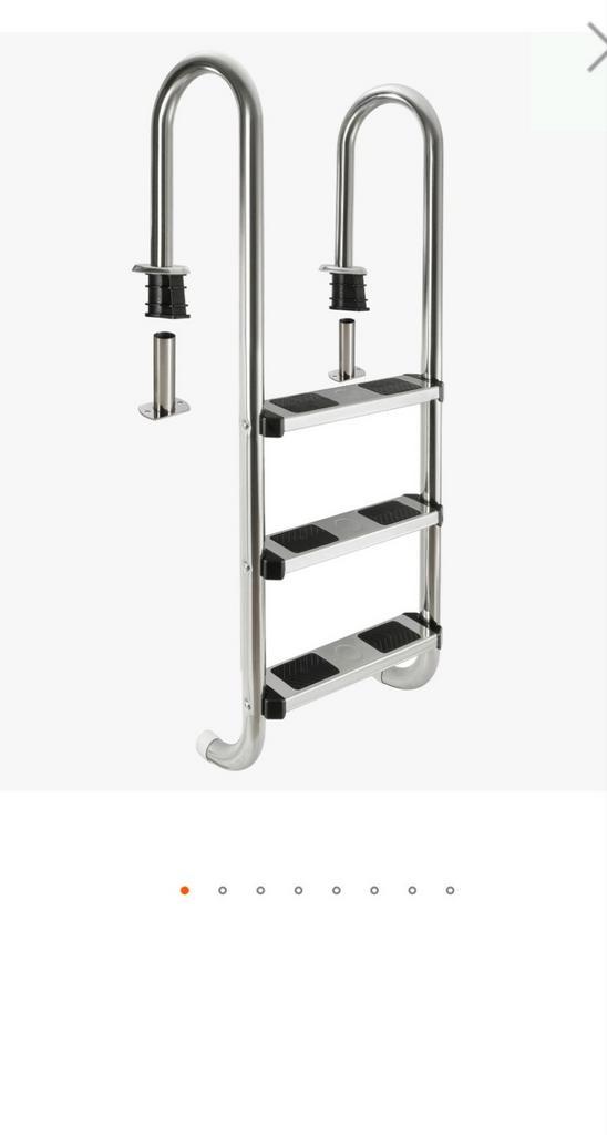 Arebos Zwembadtrap - 3 Treden - Professioneel, Tuin en Terras, Zwembaden, Nieuw, Inbouwzwembad, 120 cm of meer, Minder dan 200 cm