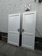 Hardhouten binnendeuren, Doe-het-zelf en Verbouw, Deuren en Horren, Ophalen, 80 tot 100 cm, Binnendeur, Zo goed als nieuw