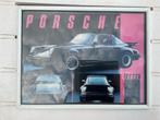 Porche Targa poster in lijst, Ophalen, Met lijst, Rechthoekig Liggend, Zo goed als nieuw