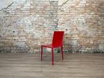 MEERDERE Arper Norma rood bij TheReSales, Leer, Ophalen of Verzenden, Zo goed als nieuw, Vijf, Zes of meer stoelen