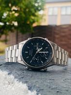 Seiko Speedmaster Chrono Quartz Bleu Dial, Ophalen of Verzenden, Zo goed als nieuw, Staal, Seiko