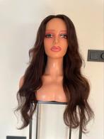 Lacewig/haarstuk/haarwerk 100%echt haar, Sieraden, Tassen en Uiterlijk, Uiterlijk | Haarverzorging, Ophalen of Verzenden, Zo goed als nieuw