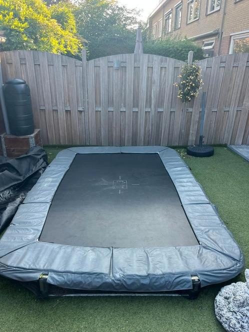 Inground trampoline merk Exit., Kinderen en Baby's, Speelgoed | Buiten | Trampolines, Gebruikt, Ophalen