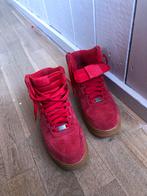 Rode Nike Air Force 1 High Sneakers - Maat 38, Kleding | Heren, Schoenen, Ophalen of Verzenden, Zo goed als nieuw, Overige kleuren
