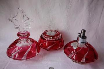 Antiek Val St Lambert Art Deco kaptafel set c 1930 beschikbaar voor biedingen