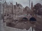 Kabinetfoto binnenstad Steenenbrug Waagtoren Alkmaar 1890, Verzamelen, Gebruikt, Foto, Voor 1940, Verzenden