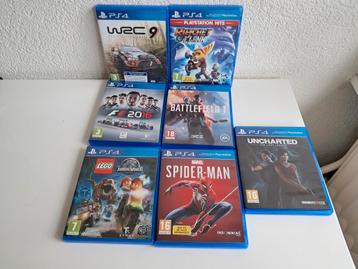 7 PS4 spellen voor een lage prijs. beschikbaar voor biedingen
