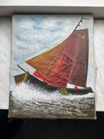 Schilderij van een zeilboot, Ophalen