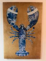 Delftsblauwe Kreeft Plexiglas Wanddecoratie 100x150cm, Antiek en Kunst, Ophalen