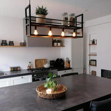 Qazqa industriële hanglamp pendant 96770 Tafellamp eetkamer beschikbaar voor biedingen