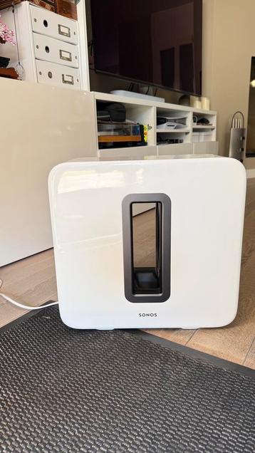 Sonos Sub 2e Gen – Wit – Nieuwprijs €750 – Nu vanaf €300 beschikbaar voor biedingen