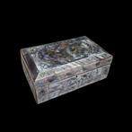Prachtig oud mother of the pearl doosje japans of chinees, Ophalen of Verzenden, Zo goed als nieuw, Wit, Hardcase