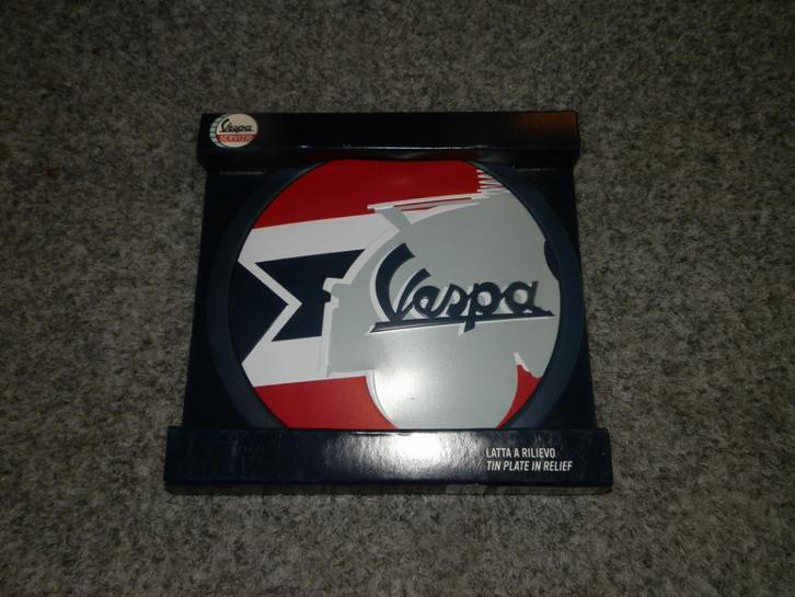 Reclame borden vespa rond origineel, Verzamelen, Merken en Reclamevoorwerpen, Nieuw, Reclamebord, Ophalen of Verzenden