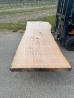 Zeer grote eiken tafekbladen 100x350x8, Tuin en Terras, Palen, Balken en Planken, Ophalen of Verzenden, Zo goed als nieuw, 250 cm of meer