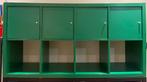 Groene Kallax kast 2x4 met deurtjes, Huis en Inrichting, Kasten | Wandmeubels, Ophalen, Zo goed als nieuw, Minder dan 150 cm, Minder dan 100 cm