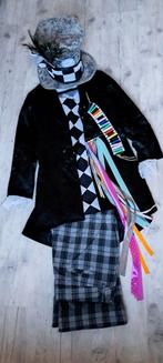 Carnavalskostuum Mad Hatter incl. hoed, Ophalen of Verzenden, Zo goed als nieuw, Maat 42/44 (L), Carnaval