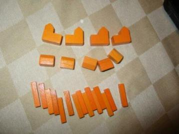 bordspel onderdelen Kolonisten v Catan oranje set 999 games beschikbaar voor biedingen
