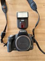 Sony a390 body met flitser., Audio, Tv en Foto, Fotocamera's Analoog, Gebruikt, Ophalen of Verzenden