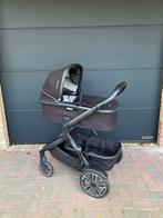 Nuna Demi Grow - Black Caviar kinderwagen, Gebruikt, Met reiswieg, Ophalen, Kinderwagen
