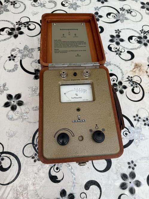Vintage Siemens Meetinstrument – Uniek, Hobby en Vrije tijd, Elektronica-componenten, Gebruikt, Ophalen of Verzenden
