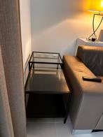 Bijzettafel ikea Vittsjo, Huis en Inrichting, Tafels | Sidetables, Ophalen, Zo goed als nieuw, 25 tot 50 cm, Rond