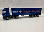 Lion Car, DAF 95 trekker met oplegger. Start., Ophalen of Verzenden, Zo goed als nieuw, Bus of Vrachtwagen, Lion Toys