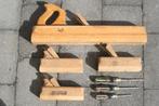 4 x antieke blokschaven + gratis 3 schroevendraaiers, Antiek en Kunst, Antiek | Gereedschap en Instrumenten, Verzenden