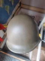 Nederlandse Helm 1953 met binnenhelm en afgestempeld, Verzamelen, Ophalen of Verzenden, Landmacht, Nederland, Helm of Baret