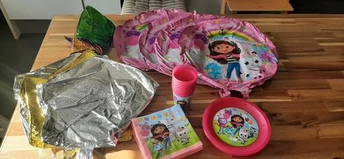 Feest versiering Gabby's poppenhuis, Hobby en Vrije tijd, Feestartikelen, Zo goed als nieuw, Versiering, Verjaardag, Ophalen of Verzenden