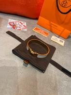 Hermes H stijl armband – goud-witkleurig, Ophalen of Verzenden, Nieuw, Goud, Goud