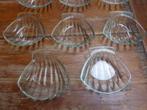 11 vintage glazen schelpen, Pyrex, Ophalen of Verzenden