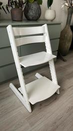Trip trap - Stokke - Wit, Ophalen of Verzenden, Zo goed als nieuw, Meegroeistoel