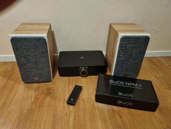 Nieuw Dali Sound Hub + BluOS NPM-1 + Dali Oberon 1C + 2j gar, Audio, Tv en Foto, Luidsprekers, Nieuw, Front, Rear of Stereo speakers