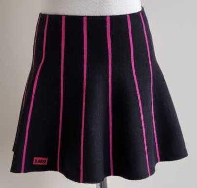 B.Nosy zwart winter rokje met roze mt. 122/128, Kinderen en Baby's, Kinderkleding | Maat 122, Zo goed als nieuw, Meisje, Jurk of Rok