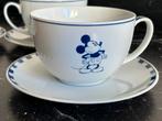 3 Micky Mouse Guy Degrenne Soepkommen met Schotel, Ophalen of Verzenden, Mickey Mouse, Gebruikt
