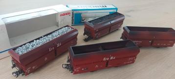 4 Märklin DB fads grootvolumewagens artnr 4624 2x ovp beschikbaar voor biedingen