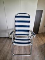 Campingstoel met voetenbankje Van merk brunner, Caravans en Kamperen, Ophalen, Zo goed als nieuw, Campingstoel