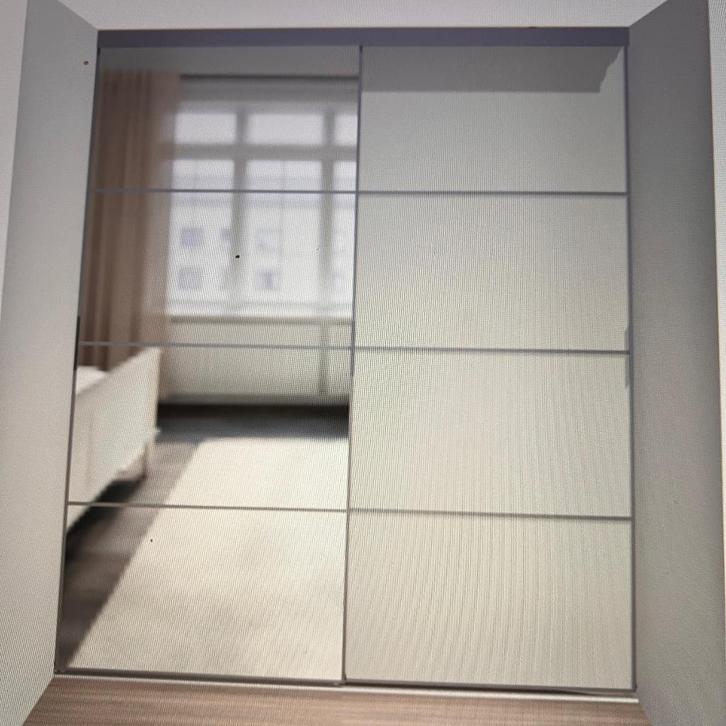 Ikea PAX - SKYTTA schuifdeuren 200 x 201, Doe-het-zelf en Verbouw, Deuren en Horren, Gebruikt, Binnendeur, 200 tot 215 cm, 100 tot 120 cm