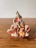 Sculptuur - Muzikant - porselein - barok, Antiek en Kunst, Antiek | Porselein, Ophalen of Verzenden